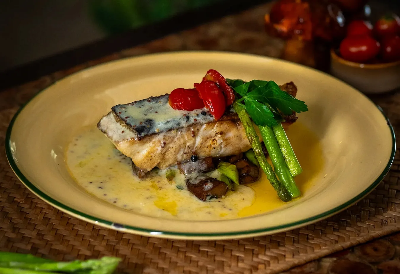 Barramundi Asparagi E Porcini