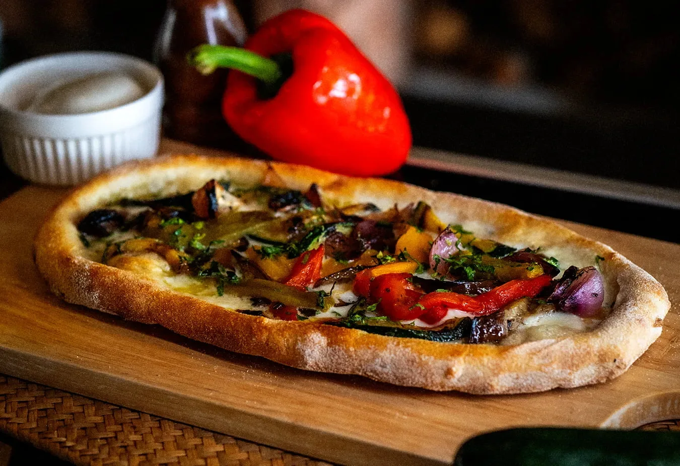 Pinsa con verdure grigliate